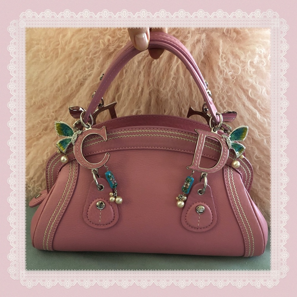 Christian Dior Pink Butterfly Bag